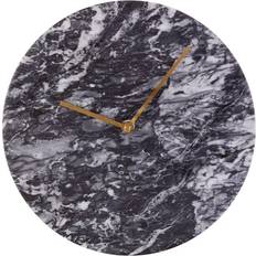 Large kitchen wall clock Premier Housewares Lamonte Black Marble Wall Clock