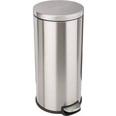 Basics Amazon 30 7.9 Gallon Round Soft-Close Trash Can with Foot