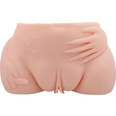 Realistic vagina Crazy Bull realistisk anus og vagina med vibrationer