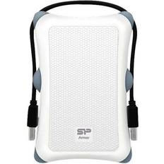 External Enclosures Silicon Power Armor A30 2.5-inch Shockproof SATA Hard Drive Enclosure White