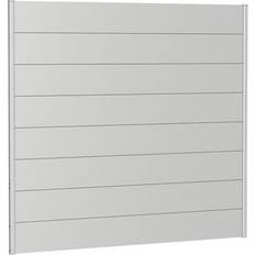 Dependances Biohort Väggpanel aluminium 200x180cm silver-metallic