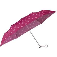 Samsonite Alu Drop S Umbrella Violet Pink Polka Dots