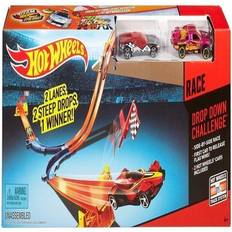 Plastleksaker Bilbanor Hot Wheels Drop Down Challenge set