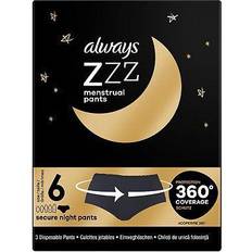 Always Hygieniatuotteet Always ZZZs Overnight Disposable Period Underwear X3 Period Pants