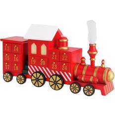 Spielwerk Advent Calendar Locomotive Wood Reusable