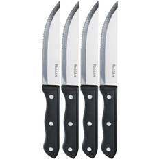 Messen Koopman 4x BBQ Steakmessen Set RVS Zilver 33 cm