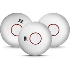 433 MHz - Batterier Røgalarm Housegard Origo Optical Smoke Alarm 3-pack