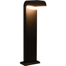 Noir Éclairage au Sol vidaXL Lampe LED d'extérieur 9 W Noir Ovale Éclairage au Sol