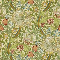 Wallpapers Morris & Co Golden Lily Wallpaper 216858 in Pale Biscuit