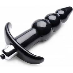 Vibrating anal plug Bubbly Vibrating Anal Plug With Ribbing Black