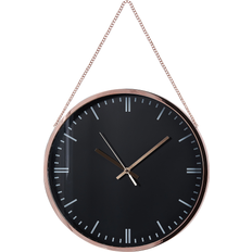 Beliani Clocks Beliani Hanging Clock Ã¸ Synthetic Material Modern Wall Clock