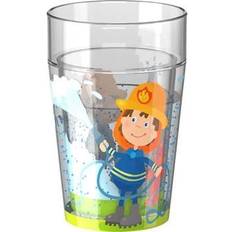 Kunststoff Becher Haba Mug with Glitter Fireman