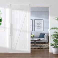 vidaXL Kit Herrajes Para Puertas Correderas De 200 cm De Acero Blanco