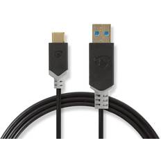 Usb c til usb a 3.2 gen.1 kabel sort 1m Nedis USB-C han USB-A 3.2 Gen.1