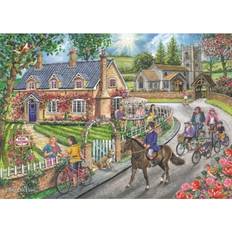 The House of Puzzles Rose Cottage Jigsaw Puzzle As Supplied