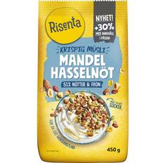 Hasselnöt Risenta Krispig Müsli Mandel Hasselnöt 450g 1pack