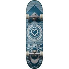 Blue Print Blueprint Home Heart Komplet Skateboard Sort/Hvid 8"