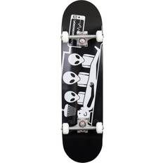 Komplet Skateboard Abduction (Sort/Hvid) Sort/Hvid 8"