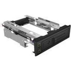 Carcasas Externas RaidSonic Technology IB-166SSK-B Caja de disco duro (HDD) Negro 3.5" Chasis intercambiable