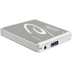 Raid enclosure DeLock External Enclosure 2 x mSATA > USB 3.1 Gen 2 with RAID lagringspakning mSATA USB 3.1 (Gen 2)