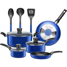 SereneLife Home - Cookware Set with lid 11 Parts