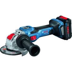 Bosch 8.0ah Bosch Blauw GWX 18 V-15 SC Accu Haakse Slijper 18 V 2x 8.0Ah Set 06019H6501