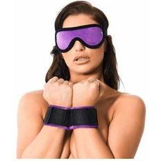 Violett Handschellen Rimba SOFT BONDAGE HANDCUFFS WITH MASK