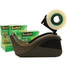 3M Scotch plakbandafroller zwart 4 rollen