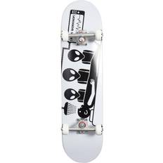 Komplet Skateboard Abduction (Hvid) Hvid/Sort 7.75"