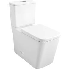 Grohe Water Toilets Grohe Eurocube 2-piece 1.28/1.0 GPF Dual Flush Elongated Toilet in Alpine White, Seat Included