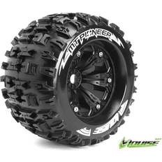 Minicars Tire & Wheel MT-PIONEER 3,8" Black 1/2-Offset (2)