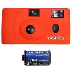 35mm film Yashica MF-1 35mm Film Camera (Orange)