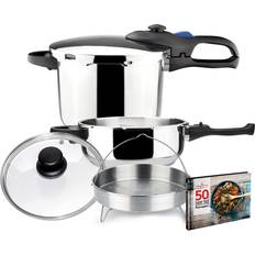 Pressure Cookers Magefesa Favorit 4.2 + 6.3 Steel