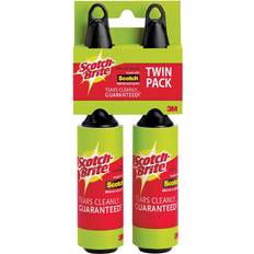 Scotch-Brite Mini Lint Roller, White, 2 Rollers Total