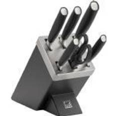 Zwilling Set Di Coltelli Con Ceppo Argento Antracite 7-pz