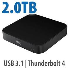 Thunderbolt hub 2.0TB (NVMe) OWC miniStack STX Stackable Storage and Thunderbolt Hub Xpansion Solution