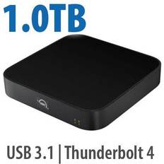 Thunderbolt hub 1.0TB (NVMe) OWC miniStack STX Stackable Storage and Thunderbolt Hub Xpansion Solution