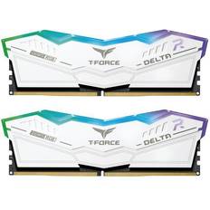 2 - 32 GB - 7600 MHz - DDR5 RAM TeamGroup Delta RGB White DDR5 7600MHz 2x16GB (FF4D532G7600HC36DDC01)