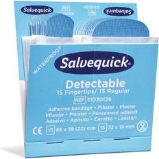 Salvequick Førstehjælp Salvequick Fingertip/Normal Blue sporbar