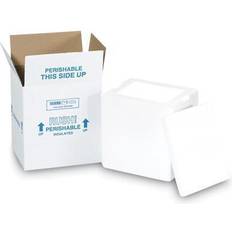 PKGINGWHOL Box,insul,8x6x12,1.5" Thk PKG212C