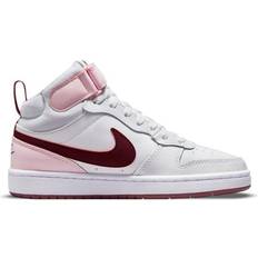 Nike Court Borough Mid 2 GSV - White/Pink Foam/Dark Beetroot