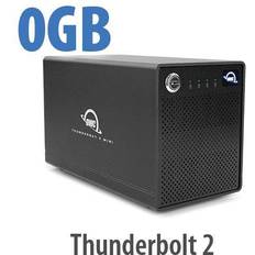 Hot swap OWC ThunderBay 4 mini, HDD-/SSD-kotelo, 2.5, SATA, 20 Gbit/s, Hot-swap, Musta