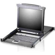 Switchs KVM Aten CL5708M 17' LCD 8 Port PS2/USB Combo KVM with Peripheral Sharing Technology