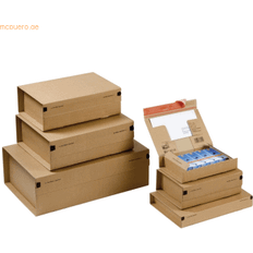 Kartons & Wellpappkartons Colompac Versandkarton 285 x 190 x 100 mm Braun