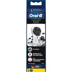 Oral-B Cabezales de cepillo de dientes Oral-B Pure Clean Ensemble de 3 Brosses à Dents Électriques à Poils en Charbon Activé