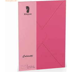 Rössler Magni Envelop Coloretti Enveloppen 80 g/m² C5 Roze 5 Stuks