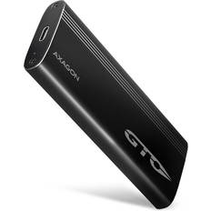 Axagon EEM2-GTO externt hölje för M.2 SSD-diskar USB-C 3.2 Gen 2, svart