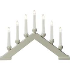 Dimmerabile Ponti di Candele Konstsmide 7 Light Wood Ponte di Candele 41cm