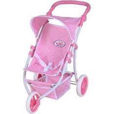 Toys dockvagn rosa knorr toys Dockvagn Lio Prince, vit rosa