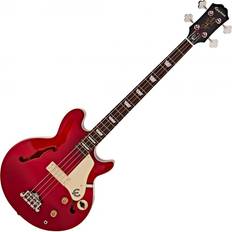 Epiphone Basses Électriques Epiphone Jack Casady Bass Sparkling Burgundy